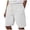 White, variant on Ymyiu Mens Lounge Shorts Men's Shorts Casual Elastic Waist Drawstring Lightweight Summer Beach Size XL(White, XL)