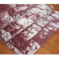 thumbnail image 3 of Ladole Rugs Contemporary Abstract Microfiber Shaggy Area Rug Cream- Rose Pink, 7x10 (6'5" x 9'5" , 200cm x 290cm), 3 of 5
