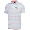 thumbnail image 2 of Men's-FootJoy  White Arnold Palmer Invitational ProDry Multi Pinstripe Lisle Polo, 2 of 4