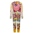 thumbnail image 5 of Kirby Men's Hooded Jumpsuit - Zip Up One Piece Pajamas Soft Cozy Winter Warm Plush Loungewear, 5 of 8