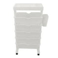 thumbnail image 1 of 6 Tier Book Rack Storage Bookshelf, Removable Movable Unique Bookcase Utility Organizer, Multilayer Mobile Bookcase With Rotatable Shelves Compact For Bedroom Dormitory Office Kids, 1 of 8