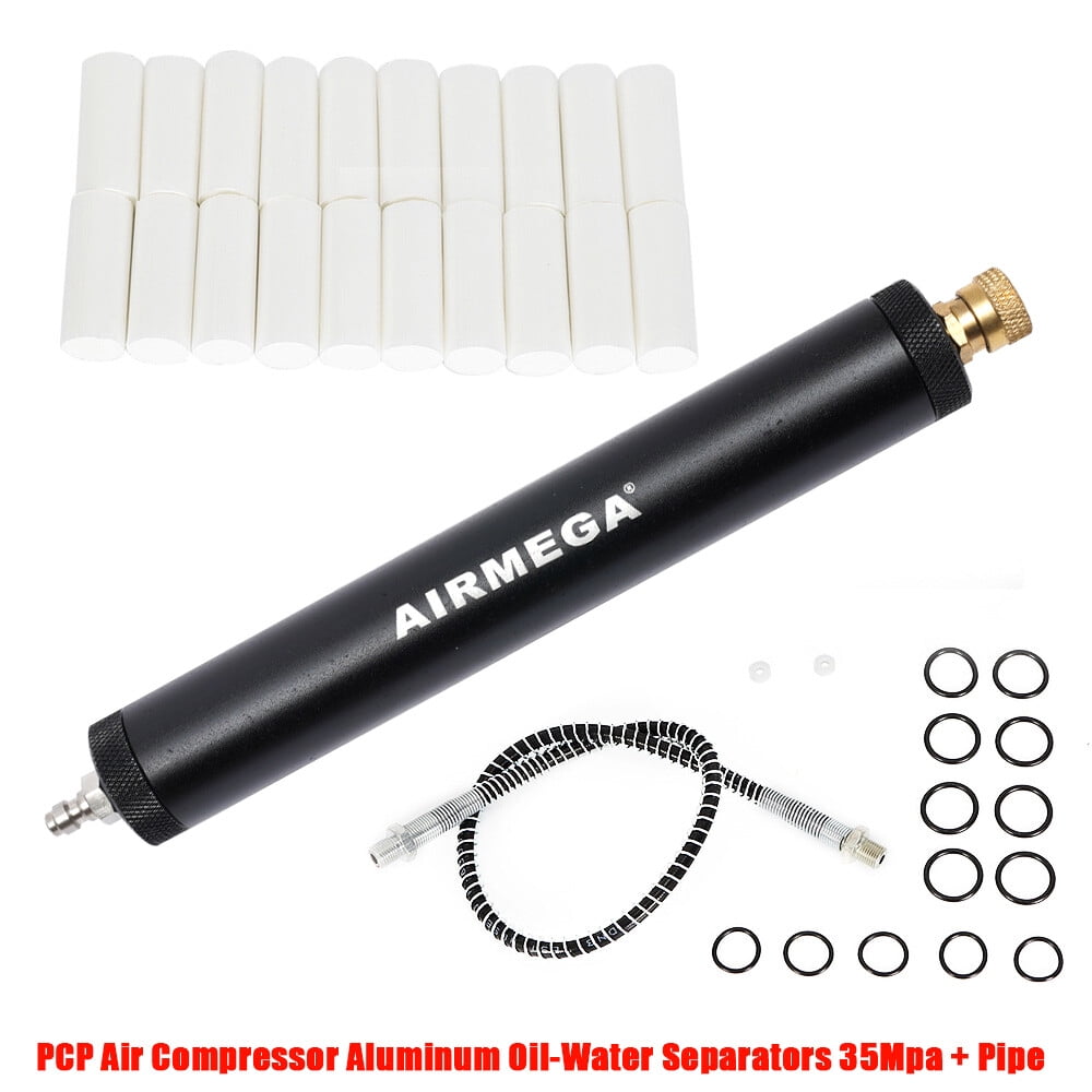 Miumaeov 4500 psi Oil Water Separator Air Filter PCP Air Compressor Set for High Pressure