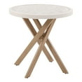 thumbnail image 4 of Better Homes & Gardens Paige 27" Round Outdoor Tile Top Bistro Table, White, 4 of 9