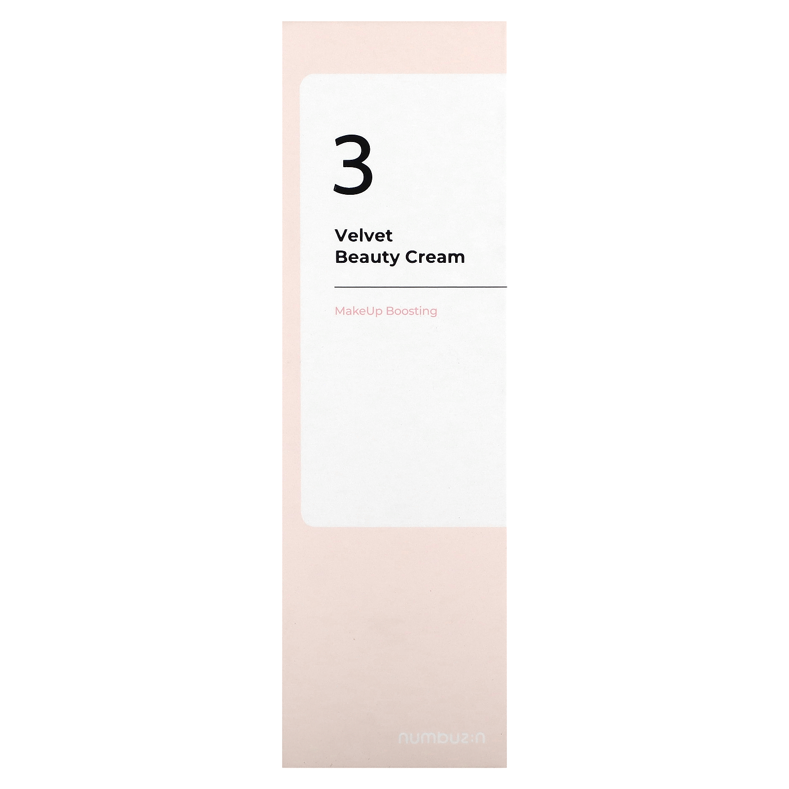 Numbuzin Velvet Beauty Cream, Makeup Boosting, No. 3, 2.02 fl oz (60 ml) - image 2 of 2