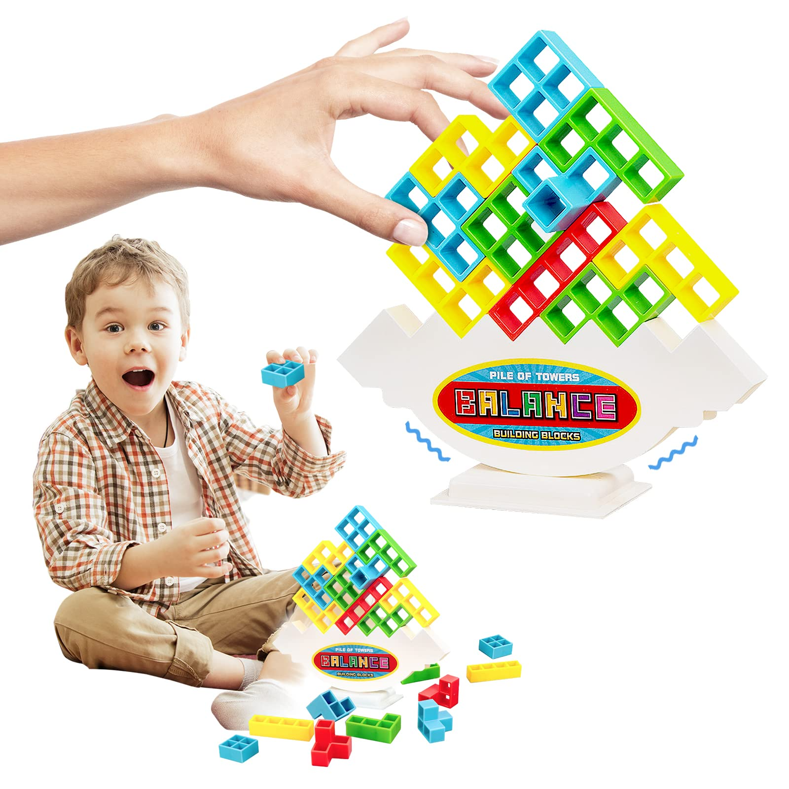 Children Balancing Game Balance Stacking High Building Blocks Puzzle Toy 