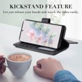 thumbnail image 5 of SaniMore Versatile Case for Google Pixel 8 Pro, Durable PU Leather Case Card Slots Flip Kickstand Magnetic Closure Anti-drop Shockproof Full Body Protective Wallet Business Cover, Black, 5 of 6