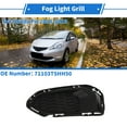 thumbnail image 2 of Front Right Fog Light Grill No.71103T5HH50 Front Lower Bumper Fog Light Cover Inserts for Honda Fit 2018-2019 Black ABS 1 Pc, 2 of 6