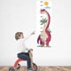 thumbnail image 2 of Dinosaur Height Chart Books Cartoon Growth Chart Sticker Sun Wall Decal PVC Height Measuring Ruler, 2 of 3