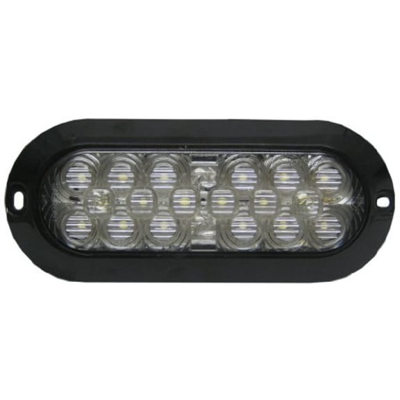 Maxxima M63320 White 6" Oval Surface Mount Backup Light