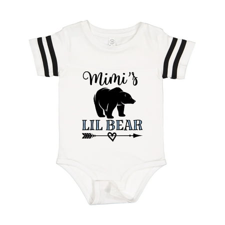 

Inktastic Mimi Lil Bear Grandson Gift Gift Baby Boy Bodysuit