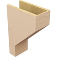 thumbnail image 5 of 7"W x 14"D x 21"H Classic Clemmons Rough Cedar Woodgrain TimberThane Corbel, Primed Tan, 5 of 6