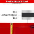 thumbnail image 3 of Industrial Chemical Safety Cabinet – Red 4 Gallon Flammable Liquid Storage, CE & OSHA Compliant, Double-Walled Steel with 3-Point Locking System, Fire Safety Cabinet for Gasoline, Alcohol, Glue, 3 of 8
