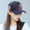 thumbnail image 3 of Eoperou Unisex Baseball Cap Ethnic Style Embroidery Adjustable Design Sun Hat for Hiking, 3 of 8