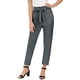 thumbnail image 2 of WILLBEST Pantalones Casuales de Mujer con Cintura Alta, con Cinturón y Lazo, para Comodidad y Estilo Diario Extra Grande, 2 of 4