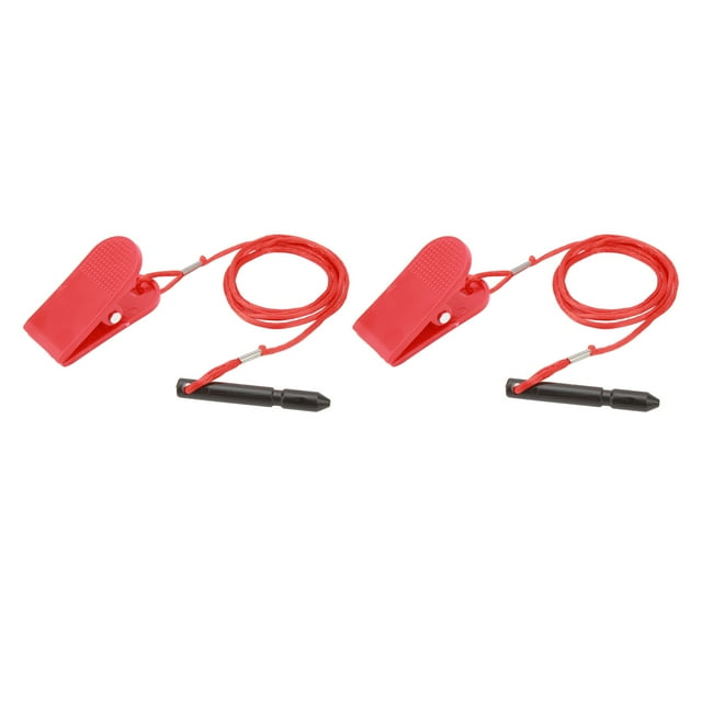 Running Machine Safety Switch, Replacement Plastic Treadmill Safety Key Strong Clip for Household