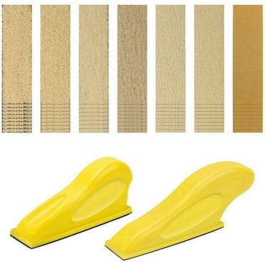 Detail Sander and Sandpaper Set, Mini for Work Finger Crafts Small Projects