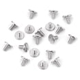 thumbnail image 4 of Leather Belt Repair Rivets,20Pcs/set Brass Threaded Flat Brass Rivets Flat Head Screw Rivets Rapid Response, 4 of 14