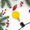 thumbnail image 2 of 10-Count Multi-Color Satin G50 Globe Christmas Replacement Bulbs, 2 of 8