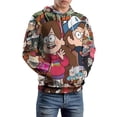thumbnail image 6 of Gravity Falls Casual Pullover Hoodie Unisex Hooded Sweatshirt Novelty 3D Graphic Long Sleeve Sweater with Pocket M, 6 of 8