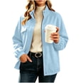 thumbnail image 3 of Tqcoqu Stand Collar Zip Up Jacket for Women, Long Sleeve Loose Casual Sweatshirt Cardigan with Patch Pocket, 2026 Fall Trendy Outfit, 3 of 9
