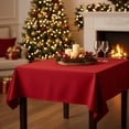 thumbnail image 3 of AK TRADING CO. 54" x 54" Polyester Square Tablecloth - Perfect for Any Occasion Like Parties, Wedding, Buffet Decoration, Indoor & Outdoor Use (RED), 3 of 21