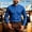 c01Blue, variant on USNSM Men's Mandarin Collar Dress Shirt Long Sleeve Button Down Pleated Regular Fit for Work Office Wedding Dinner Events Blue XL