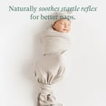 thumbnail image 3 of PurComfy Supersoft Swaddle Blanket, Premium Bamboo Viscose Baby swaddling Blankets, Lightweight & Breathable Swaddle Blankets for Boys and Girls, 47” x 47”, Neutral Baby Essentials, 3 of 9