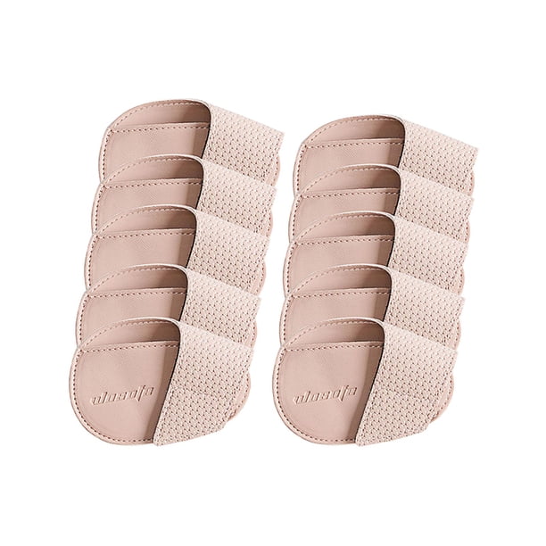 Juego de fundas para cabezas de hierro de golf, de poliuretano protector, ligeras y duraderas. rosa pequeño