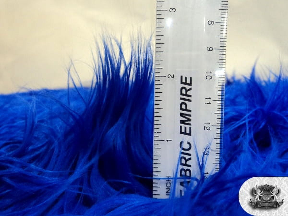 Mongolian Faux Fur Royal Blue Fabric
