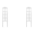 thumbnail image 1 of WUSUOWEI 2PCS Metal Garden Frame for Climbing Plants,5x19Inch,Metal Planter Frame Outdoor,Garden Frame,Clematis Rrellis Outdoor,Arched Decoration Suitable for Courtyards,Lawns,Gard, 1 of 7