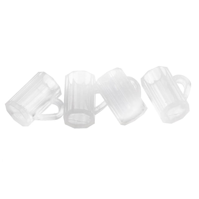 Jarra Taza Copa Vaso de cerveza Plástico Sunnimix 4pcs miniatura Accesorio Decorativo