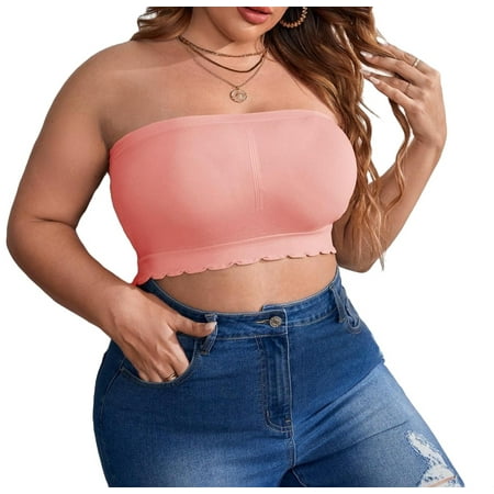 

A Piece Coral Pink Plus Size Bras & Bralettes (Women s)
