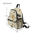 thumbnail image 3 of FORMRS School Backpack with Front Zippered Pocket 12" Student Travel Daypack, Halloween Cute Ghosts, 3 of 6