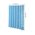 thumbnail image 3 of Scceatti Shower Curtain Liner RusticBoho Curtain with Hooks Blue 71x59In Extra Long Shower Curtain Bath Curtain for Dormitories Houses Plaid Shower Curtain with Hooks Blue for BathroomBoho Decor, 3 of 3