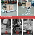 thumbnail image 4 of 660lbs Hydraulic Lift Table Cart, 39" Lifting Height Electric Scissor Lift , Portable Scissor Jack With Four Wheels, Furniture Lift Mover Tool Set, For Material Handling & Transportation, 4 of 9