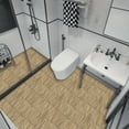 thumbnail image 7 of Lxcreat 12-in x 12-in Vinyl Flooring, Wood Peel and Stick Flooring, Light Brown, 10Pcs, 7 of 7