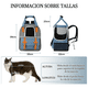 thumbnail image 2 of Transportadora Mochila Para Perro Malubero Azul Gris, 2 of 5