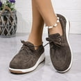 thumbnail image 3 of Brown Womens Thick-Soled Shoes With Lace-Up Design For Spring And Summer Comfort And Style, 3 of 9