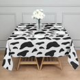 thumbnail image 4 of Leopard Print Square Tablecloth 42x42in(107x107cm) – Waterproof Polyester Printed Table Cover, Wrinkle Resistant & Washable for Kitchen Dining Picnic Party Decor, 4 of 6