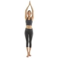 thumbnail image 4 of UUE 20"Inseam Grey Women's Yoga Pants, 7/8 Length yoga leggings with pockets, 4 of 5