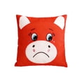 thumbnail image 2 of KRQAP 17.72 in/1.48 FT Simulated Cute Pet Animals Pillow Cover Happy Horse Year Mascots Crying Horse Pillow Cover Cute Plushs Zodiacs Horse Pillow, 2 of 6