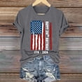thumbnail image 5 of MEICHEN 250th Anniversary of The States Women's T Shirt Round Neck T Shirt with American Flag Design Cotton Top for July 4 Summer 4th of July Tops, 5 of 5