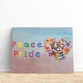 thumbnail image 3 of Peace Love Pride Manx with Rainbow Sunglasses LGBT LGBTQ+ Horizontal Matte Canvas Poster Cat Lover Kitten Owner Gifts Wall Art Home Decor - 01004, 3 of 5