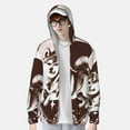thumbnail image 2 of Fotbe Vintage Husky Dog Chaqueta con Protección Solar UPF 50+ para Hombre y Mujer, Camisa con Capucha y Bolsillos-X-Large, 2 of 7