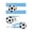 D, variant on IUAMXWU National Flag Soccer Pattern Temporary Face Tattoos, Waterproof Fan Cheering Body Stickers For Sports Match Event Party Skin Decor Decals, various national flag soccer pattern skin decals