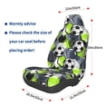 thumbnail image 3 of Balery Football Funda de Asiento para Auto con Diseño - Cubierta Frontal Suave y Transpirable con Protector Antideslizante- 1 Unidad, 3 of 5
