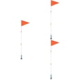 thumbnail image 5 of 3PCS Bike Flag w/Pole for Safety Bicycle Golf Cart Off Road Whip Dune High Visibility, 5 of 10