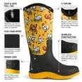 thumbnail image 4 of HISEA Womens Muck Rain Boots for Hunting, Gardening, Farming and Muddy Yard Work, Yellow Chicken, Sizes US Women 11, 4 of 7