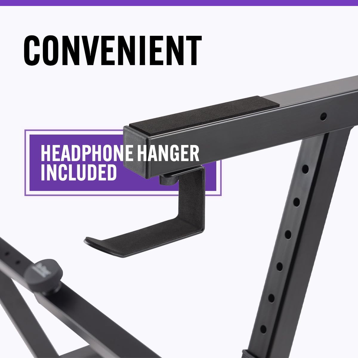 On-Stage KS1355 Single Tier Z Keyboard Stand