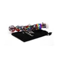 thumbnail image 2 of Old School Dice & Accessories Poly Set Translucent Rainbow w/White (7) New, 2 of 2
